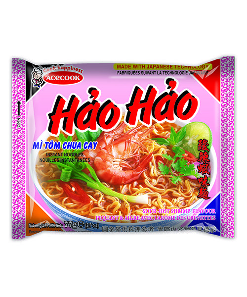 Hao Hao Instant Noodles Hot & Sour Shrimp Flavour