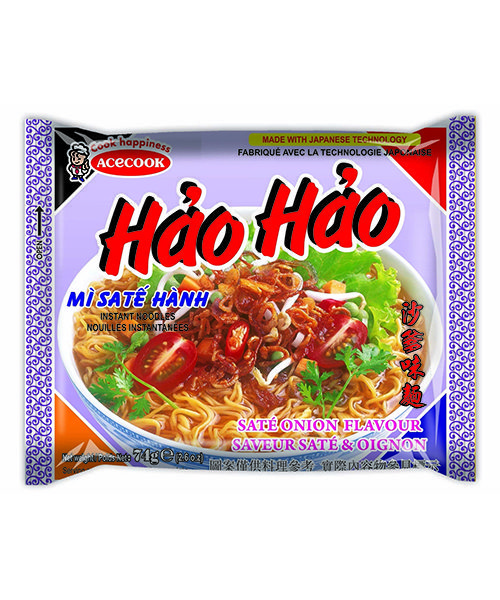 Hao Hao Instant Noodles Sate Onion Flavour