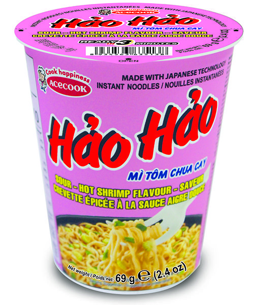 Hao Hao Hot & Sour Shrimp Flavour CUP