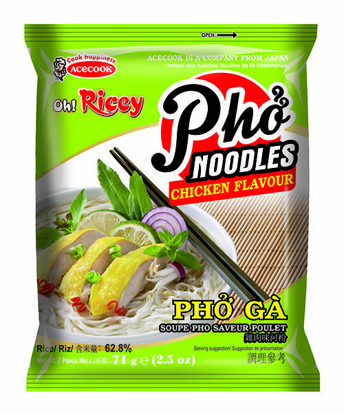 Oh! Ricey Instant Rice Noodles Chicken Flavour