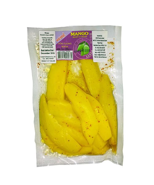 Global Pride Sweet & Sour Chilli Mango Slices in Packets