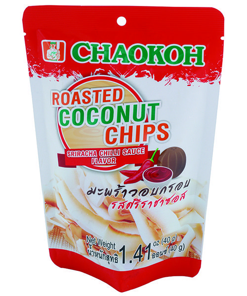 Chaokoh Roasted Coconut Chips Sriracha