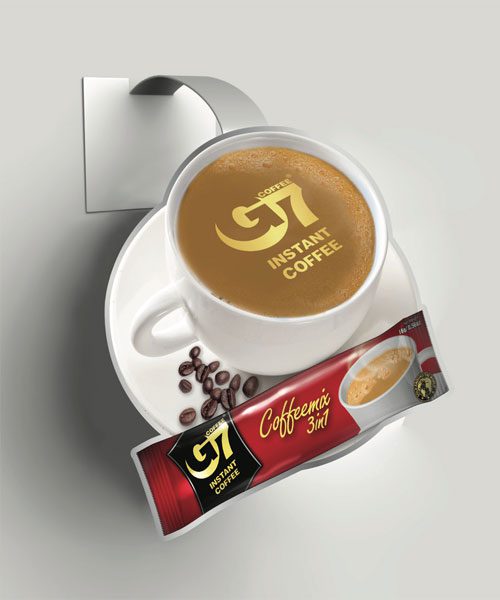 G7 Coffee Shelf Wobbler
