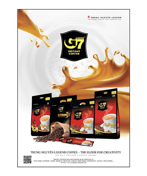 G7 & Trung Nguyen Coffee Poster A3 Size