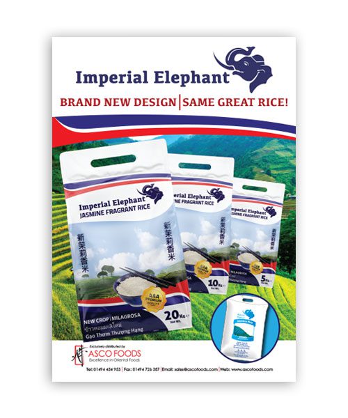 Imperial Elephant Poster A4 Size