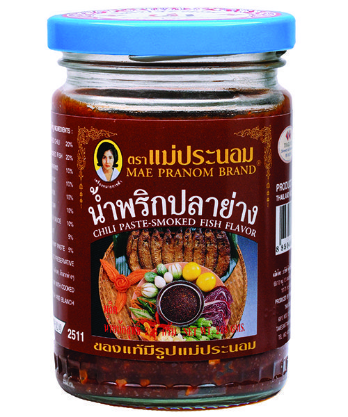 Mae Pranom Thai Chilli Paste:-SMOKED FISH FLAVOUR