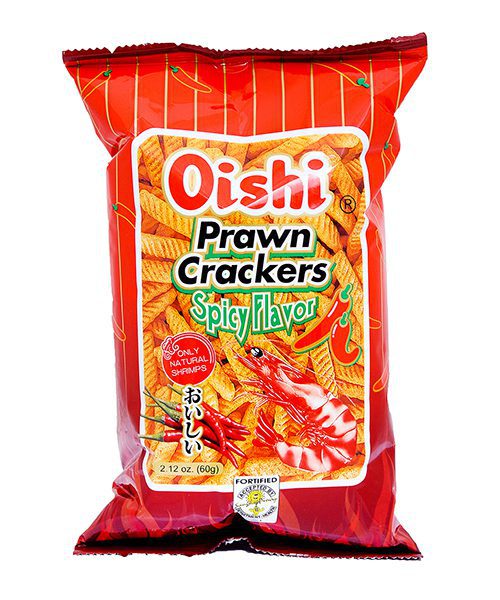 Oishi Prawn Crackers Spicy Flavour