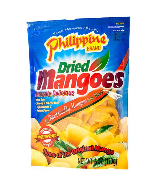 Philippine Brand Dried Mangoes (Resealable Pouch)