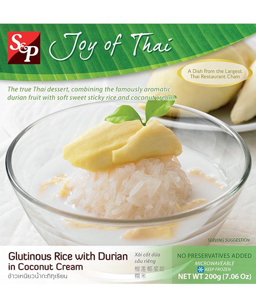S&P FROZEN Glutinous Rice with Durian Coconut Cream