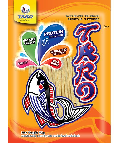 Taro Fish Snack Barbecue Flavour