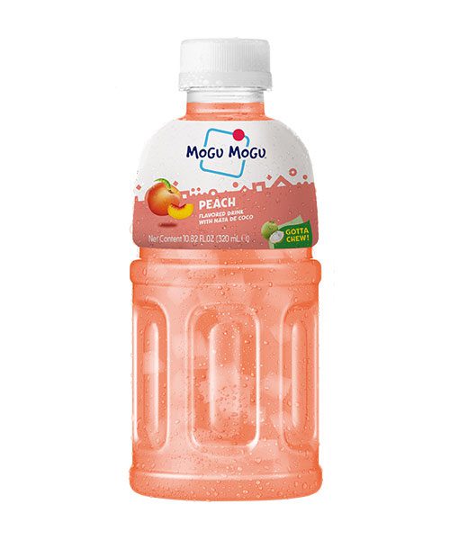 Mogu Mogu Nata De Coco Drink: Peach Flavour